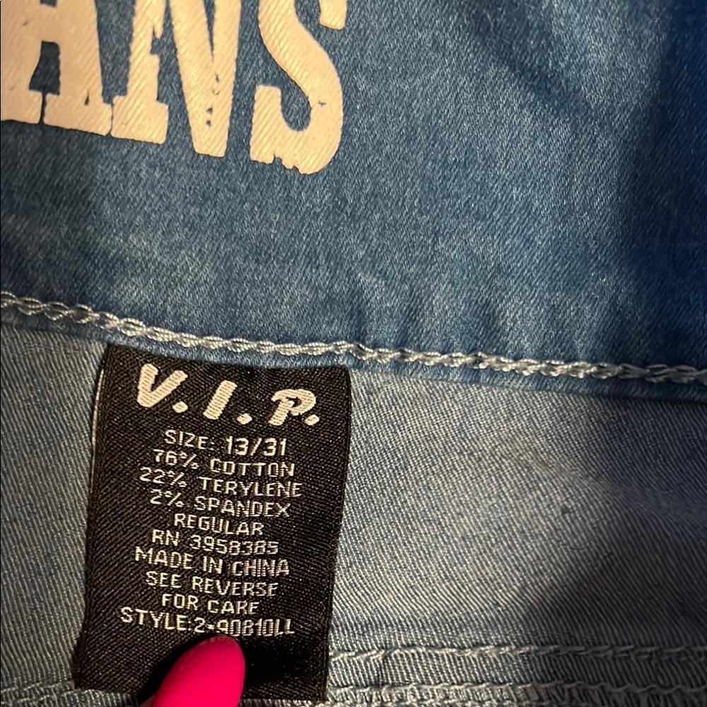 VIP Blue Jeggings with Stretch and Tapered Fit - Picture 8 of 8